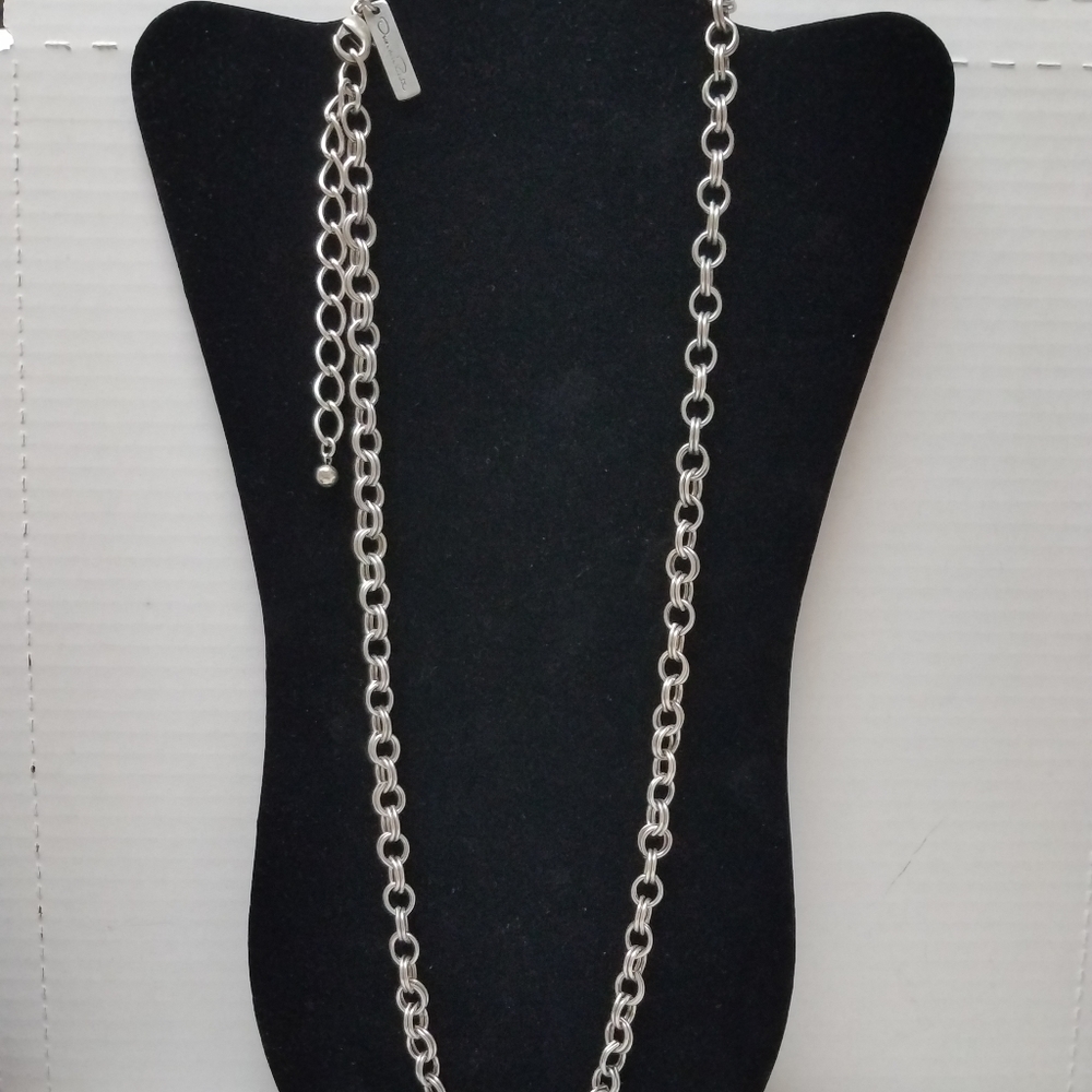 Oscar DeLaRenta silver necklace